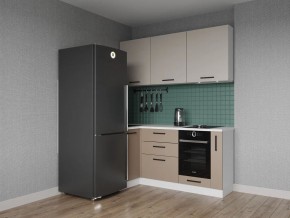 Кухонный гарнитур угловой Каппучино 1000*1800 (Стол. 26мм) в Уфе - ufa.ok-mebel.com | фото