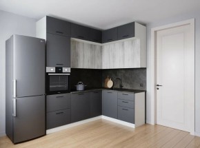 Кухонный гарнитур угловой Санторини 2200*1700 (Стол. 26мм) в Уфе - ufa.ok-mebel.com | фото