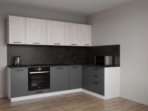 Кухонный гарнитур угловой Санторини 2600*1600 (Стол. 38мм) в Уфе - ufa.ok-mebel.com | фото