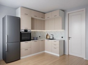 Кухонный гарнитур угловой Шампань 2200*1700 (Стол. 38мм) в Уфе - ufa.ok-mebel.com | фото
