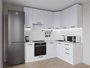 Кухонный гарнитур угловой Смоки 2200*1600 h950 (Стол. 38мм) в Уфе - ufa.ok-mebel.com | фото