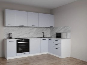 Кухонный гарнитур угловой Смоки 2600*1600 (Стол. 38 мм) в Уфе - ufa.ok-mebel.com | фото