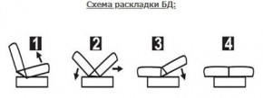 ЛАУРА ЛЮКС Диван Лаура Люкс БД+2подушки в Уфе - ufa.ok-mebel.com | фото 7