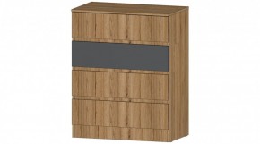 ЛЕНОРА Комод 4 ящика (графит) в Уфе - ufa.ok-mebel.com | фото