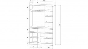 ЛЕНОРА Спальный гарнитур (модульный) кашемир в Уфе - ufa.ok-mebel.com | фото 9
