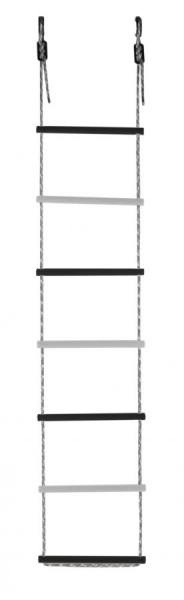 Лестница веревочная 7 перекладин цв.черный, белый D=25  в Уфе - ufa.ok-mebel.com | фото