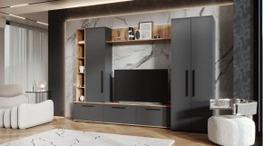 ЛЕВАНТЕ Гостиная (дуб вотан/графит) в Уфе - ufa.ok-mebel.com | фото