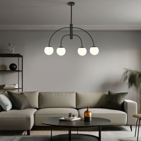 Люстра на штанге Eurosvet Cenacolo 30179/4 черный в Уфе - ufa.ok-mebel.com | фото 2