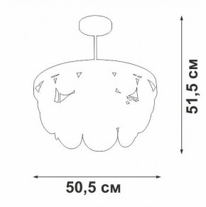 Люстра на штанге Vitaluce V5882 V5882-8/6PL в Уфе - ufa.ok-mebel.com | фото 4