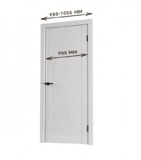 Межкомнатная дверь Bolivar Роялвуд белый (комплект) 900 в Уфе - ufa.ok-mebel.com | фото