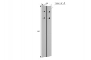 МЕРСИ Прихожая (модульная) графит в Уфе - ufa.ok-mebel.com | фото 2