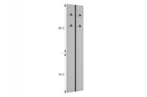 МЕРСИ Прихожая (модульная) графит в Уфе - ufa.ok-mebel.com | фото 3