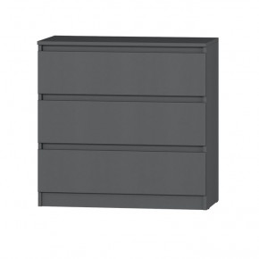 МС "Хилтон" Комод №2 800 (3 ящ.) графит в Уфе - ufa.ok-mebel.com | фото 2