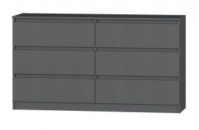 МС "Хилтон" Комод №5 1400 (6 ящ.) графит в Уфе - ufa.ok-mebel.com | фото