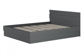 МС "Хилтон" Кровать 1,6 (графит) 1600*2000 в Уфе - ufa.ok-mebel.com | фото