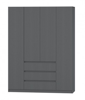 МС "Хилтон" Шкаф №1 1600 (Графит) в Уфе - ufa.ok-mebel.com | фото