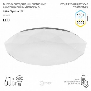 Накладной светильник Эра Классик SPB-6-70-RC Sparkle в Уфе - ufa.ok-mebel.com | фото 2