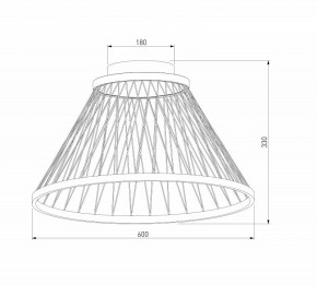 Накладной светильник Eurosvet Cesta 40019/1 LED коричневый в Уфе - ufa.ok-mebel.com | фото 4