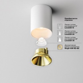 Накладной светильник Maytoni Alfa LED C064CL-8W2.7K-RD-WB в Уфе - ufa.ok-mebel.com | фото 3