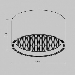 Накладной светильник Maytoni Glare C122CL-L7-3K-W в Уфе - ufa.ok-mebel.com | фото 6