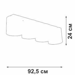 Накладной светильник Vitaluce V2881 V2881-1/4PL в Уфе - ufa.ok-mebel.com | фото 3