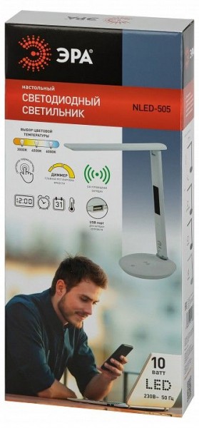 Настольная лампа офисная Эра  NLED-505-10W-W в Уфе - ufa.ok-mebel.com | фото 5