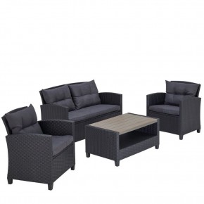 Плетеный комплект мебелис диваном AFM-804G Dark Grey в Уфе - ufa.ok-mebel.com | фото 2