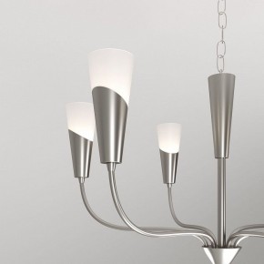 Подвесная люстра Eurosvet Rhyton 60167/6 никель в Уфе - ufa.ok-mebel.com | фото 7