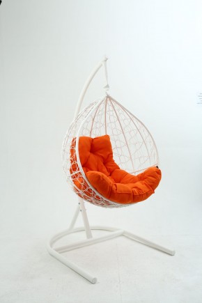 Подвесное кресло Бароло (белый/оранжевый) в Уфе - ufa.ok-mebel.com | фото
