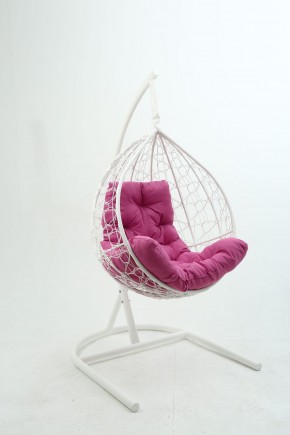 Подвесное кресло Бароло (белый/розовый) в Уфе - ufa.ok-mebel.com | фото