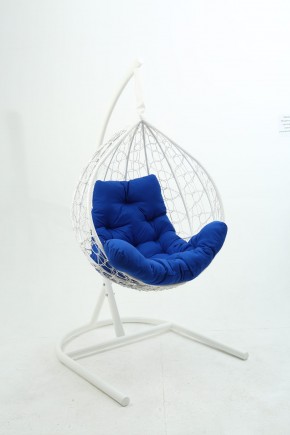 Подвесное кресло Бароло (белый/синий) в Уфе - ufa.ok-mebel.com | фото