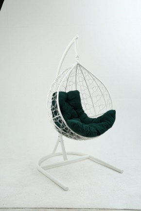 Подвесное кресло Бароло (белый/зеленый) в Уфе - ufa.ok-mebel.com | фото