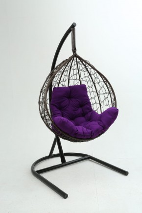 Подвесное кресло Бароло (коричневый/фиолетовый) в Уфе - ufa.ok-mebel.com | фото