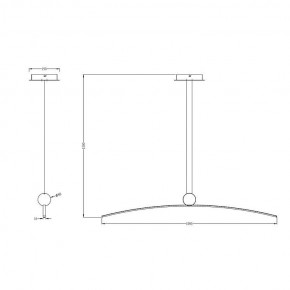 Подвесной светильник Arte Lamp Arno A3362SP-25BK в Уфе - ufa.ok-mebel.com | фото 3