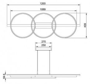 Подвесной светильник Arte Lamp Fluido A3913SP-24BK в Уфе - ufa.ok-mebel.com | фото 3
