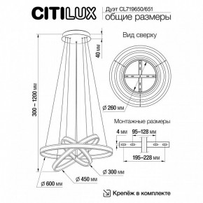 Подвесной светильник Citilux Дуэт CL719650 в Уфе - ufa.ok-mebel.com | фото 9