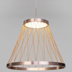 Подвесной светильник Eurosvet Cesta 40016/1 LED коричневый в Уфе - ufa.ok-mebel.com | фото