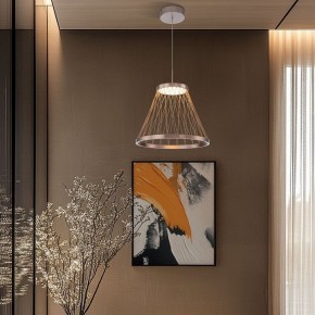 Подвесной светильник Eurosvet Cesta 40016/1 LED коричневый в Уфе - ufa.ok-mebel.com | фото 4