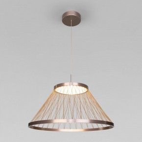 Подвесной светильник Eurosvet Cesta 40017/1 LED коричневый в Уфе - ufa.ok-mebel.com | фото 2