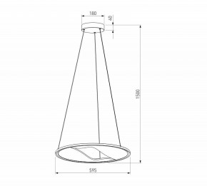 Подвесной светильник Eurosvet Occhio 40027/1 LED серый в Уфе - ufa.ok-mebel.com | фото 5