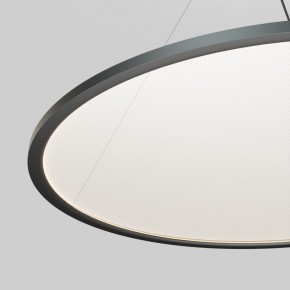 Подвесной светильник горизонтальный VEIL, 80 Вт, ?1000?В1500 мм, LED 2700-6000K, IP20, пульт Д/У (в комплекте), черный, алюминий, акрил в Уфе - ufa.ok-mebel.com | фото 3
