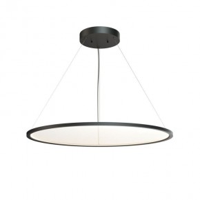Подвесной светильник горизонтальный VEIL, 80 Вт, ?1000?В1500 мм, LED 2700-6000K, IP20, пульт Д/У (в комплекте), черный, алюминий, акрил в Уфе - ufa.ok-mebel.com | фото 4