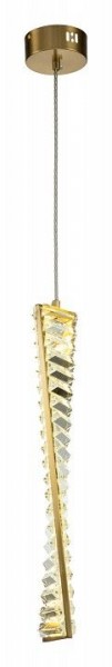 Подвесной светильник Indigo Frizzante 12015/1P Brass в Уфе - ufa.ok-mebel.com | фото 3