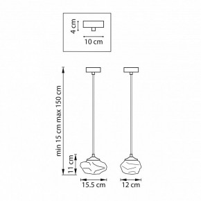 Подвесной светильник Lightstar Meringe 799033 в Уфе - ufa.ok-mebel.com | фото 4