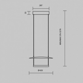 Подвесной светильник Maytoni Ambience MOD280PL-L23B3K1 в Уфе - ufa.ok-mebel.com | фото 4
