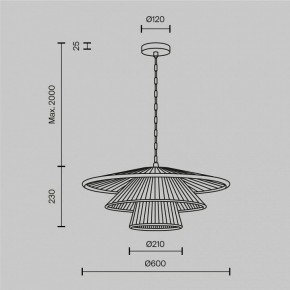 Подвесной светильник Maytoni Costa MOD394PL-01BS1 в Уфе - ufa.ok-mebel.com | фото 5