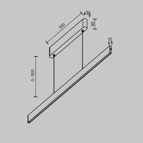 Подвесной светильник Maytoni Ephoria P109PL-36W2.7-6K-BS в Уфе - ufa.ok-mebel.com | фото 2