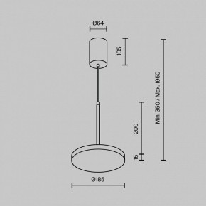 Подвесной светильник Maytoni Plato P076PL-L12W4K-BS в Уфе - ufa.ok-mebel.com | фото 6