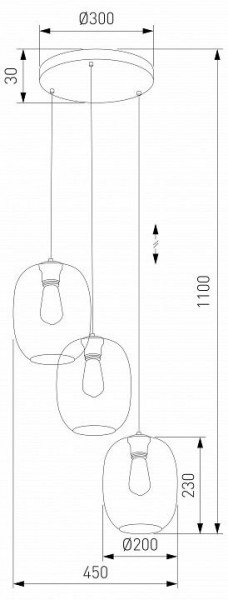 Подвесной светильник TK Lighting Elio 5973 Elio в Уфе - ufa.ok-mebel.com | фото 3