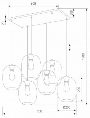 Подвесной светильник TK Lighting Elio 5974 Elio в Уфе - ufa.ok-mebel.com | фото 3